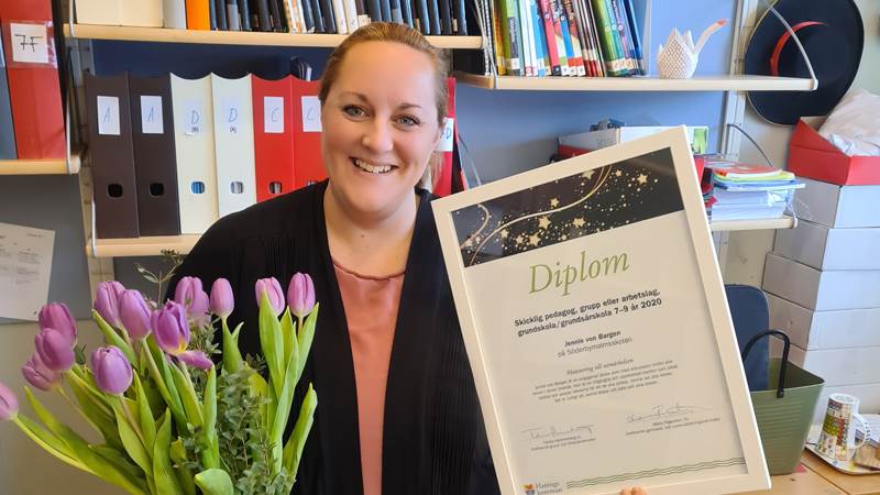 Jennie von Bergen, vinnare pedagogiska priset 2020 Jennie von Bergen, vinnare pedagogiska priset 2020